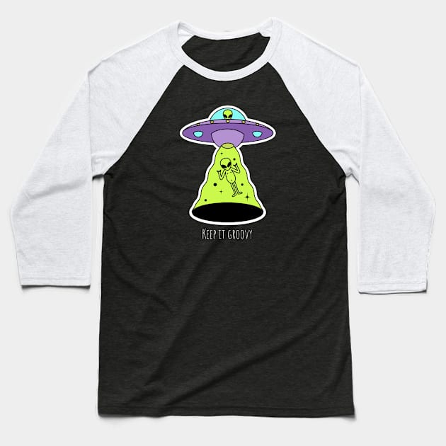 Keep It Groovy Baseball T-Shirt by A Reel Keeper